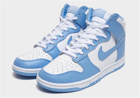 blau nike dunks|Nike dunks blue and white high.